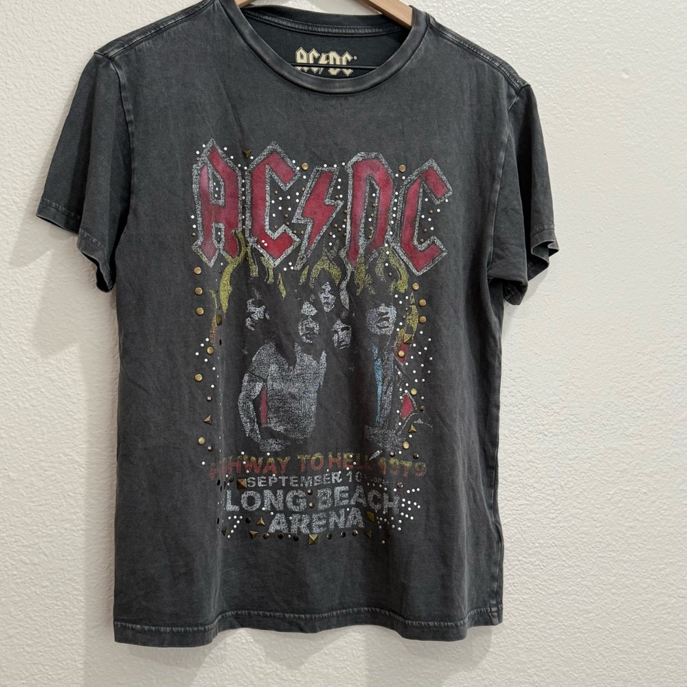 Lucky Brand AC/DC Band Tee, size XS NWOT